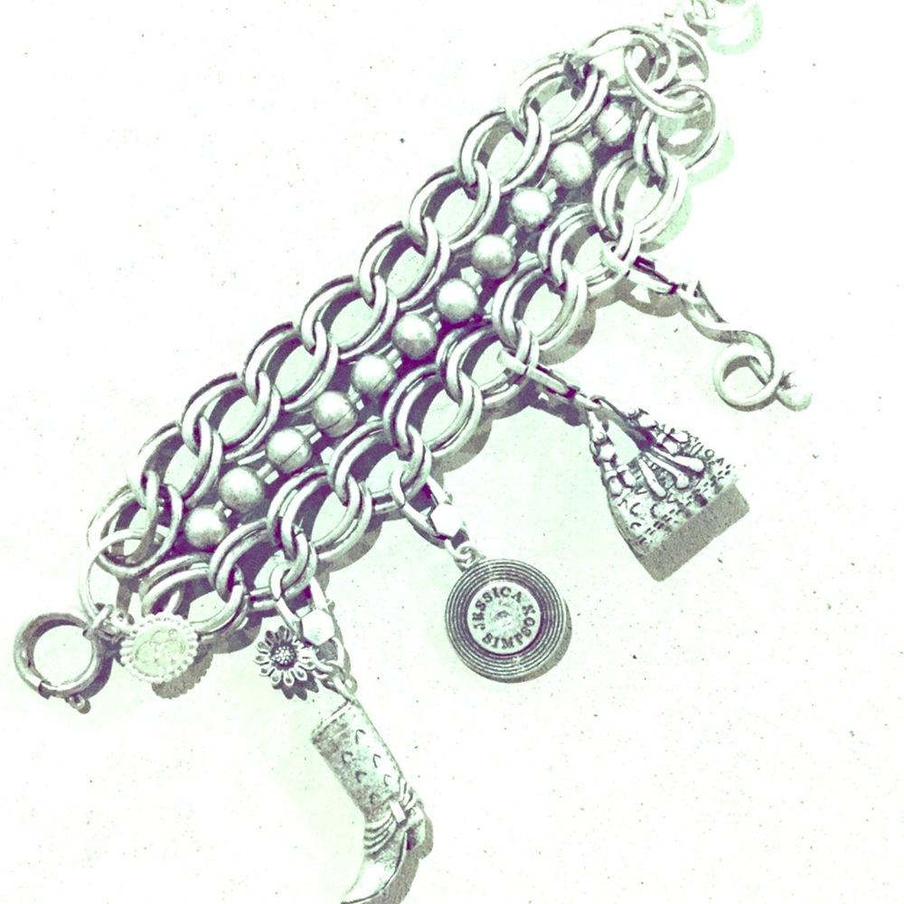 {Jessica Simpson}  Chainlink Charm Bracelet